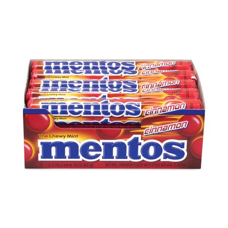 Mentos Cinnamon Singles Chewy Mints, 132 oz, PK15, 15PK 821182